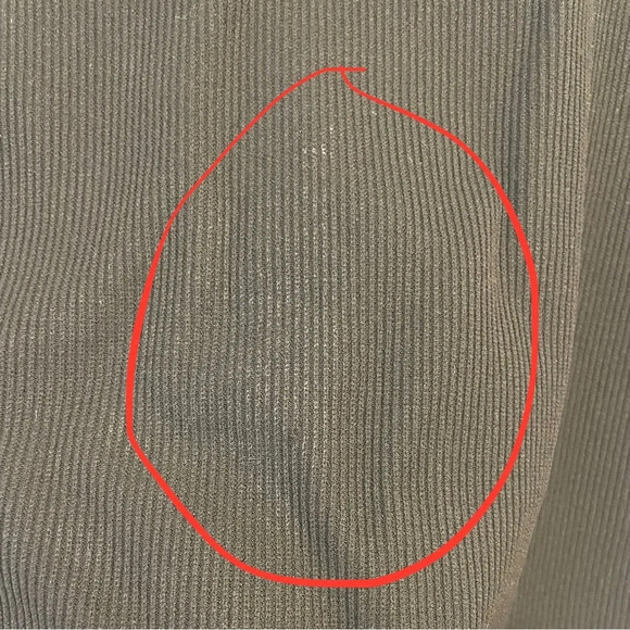 Marc By Marc Jacobs Black Ribbed Long Sleeve Mini Dress Form Fitting Size Medium - Picture 8 of 12